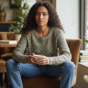 Free People Multi-Color Sweater, (S1)